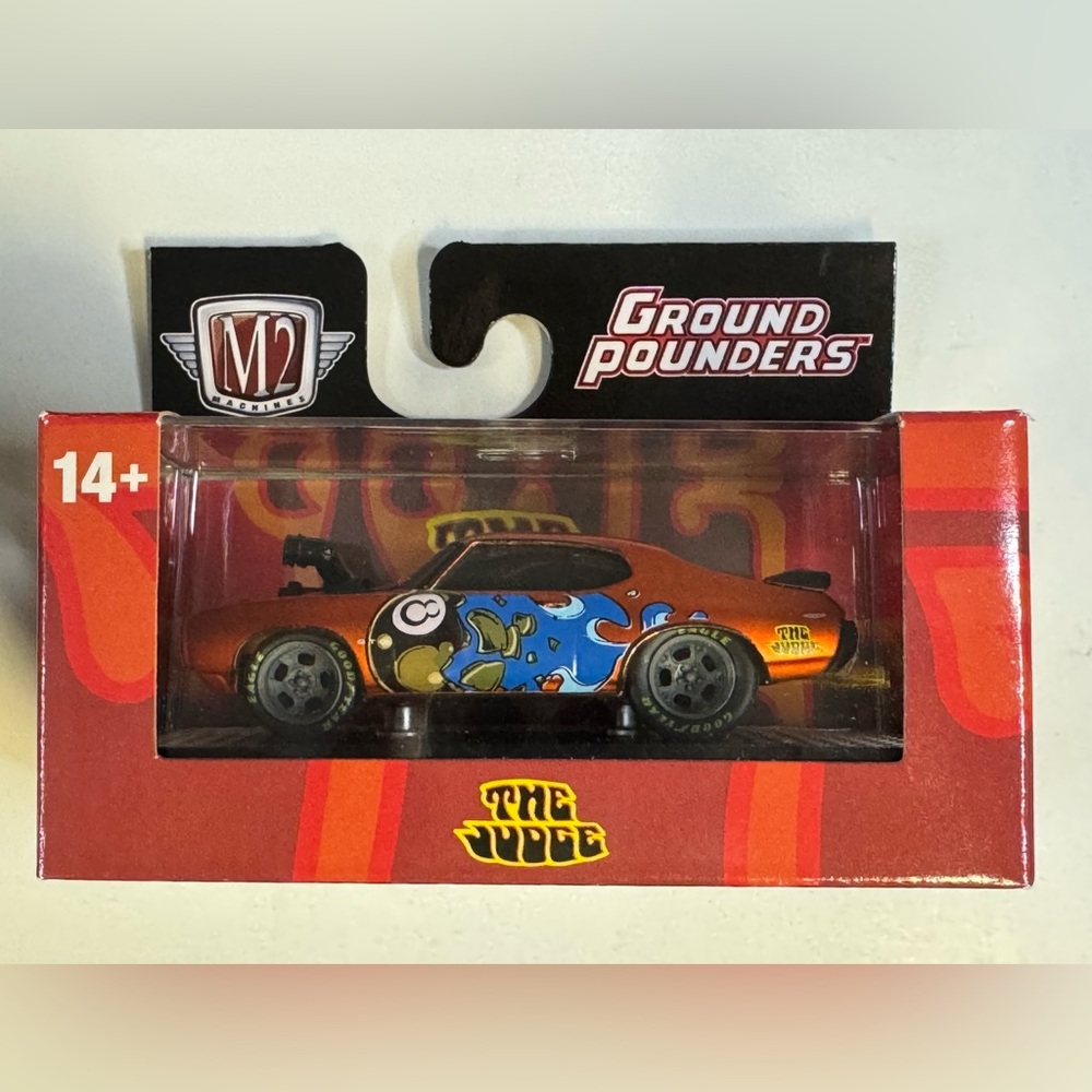 M2 Machines Ground Pounders 1969 PONTIAC GTO ***THE JUDGE***